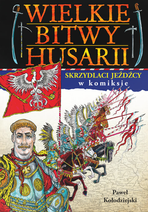 okładka Wielkie bitwy husarii w komiksie książka