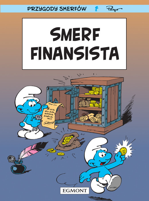 okładka Smerf Finansista. Smerfy książka
