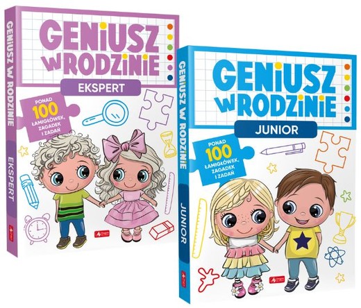 okładka Pakiet Geniusz w rodzinie. Ekspert / Geniusz w rodzinie. Junior książka