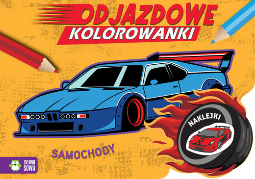 okładka Samochody. Odjazdowe kolorowanki książka