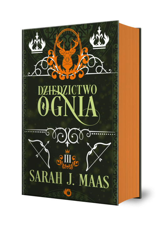 okładka Dziedzictwo ognia. Szklany Tron. Tom 3 wyd. 2025 książka