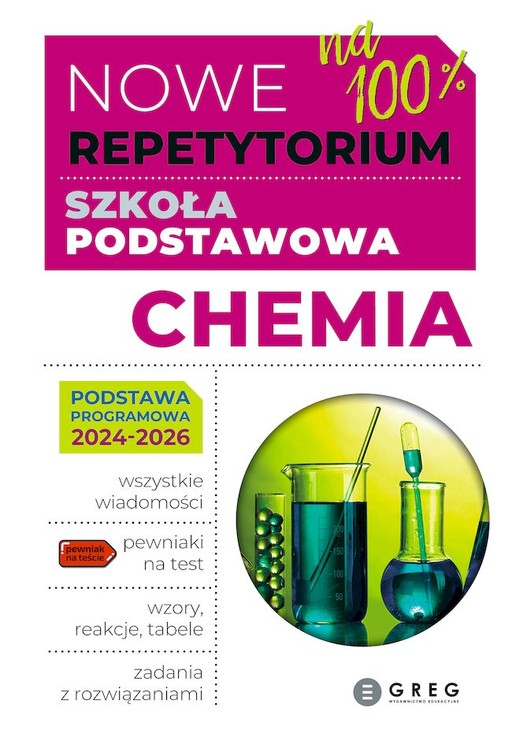 okładka Chemia. Szkoła podstawowa. Nowe Repetytorium 2024/2026 książka