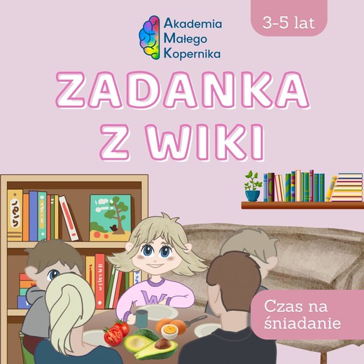 okładka Zadanka z Wiki. Czas na śniadanie książka