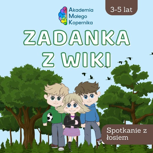 okładka Zadanka z Wiki. Spotkanie z łosiem książka
