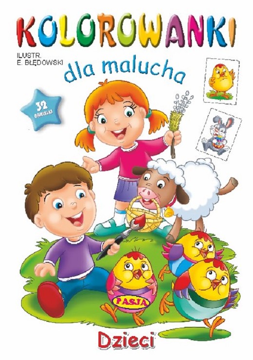 okładka Dzieci. kolorowanki dla malucha książka | Ernest Błędowski
