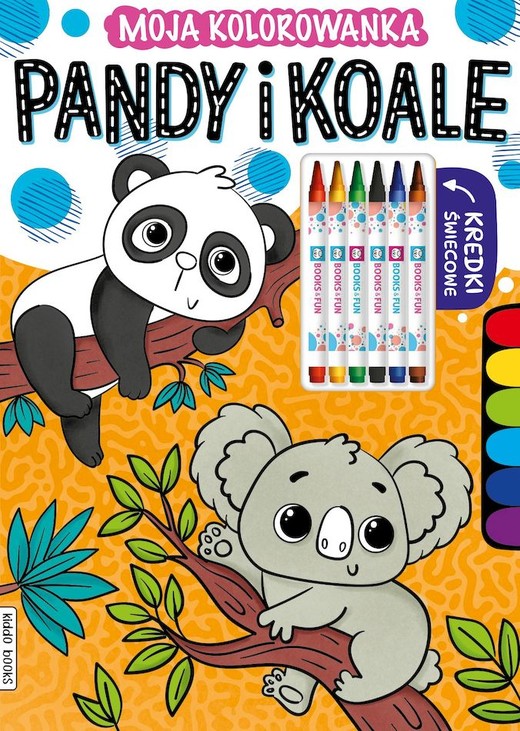 okładka Pandy i koale. Moja kolorowanka książka