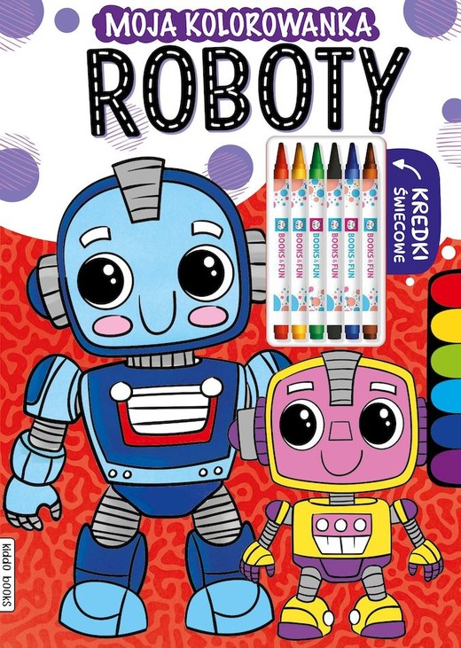 okładka Roboty. Moja kolorowanka książka