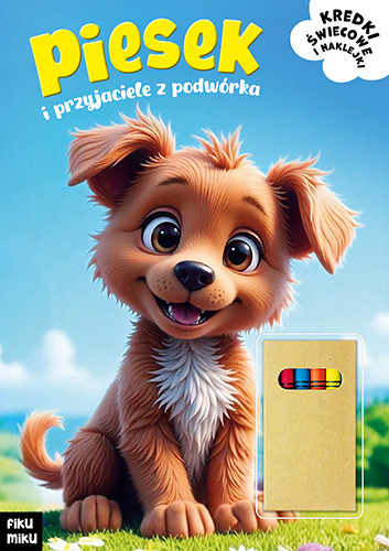 okładka Piesek i przyjaciele z podwórka. Fiku Miku książka