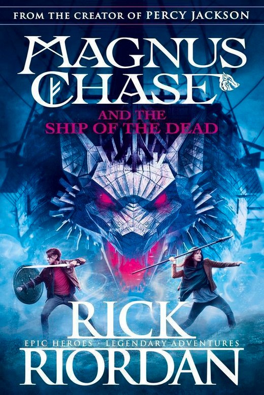 okładka Magnus Chase and the ship of the dead. Book 3 wer. angielska książka
