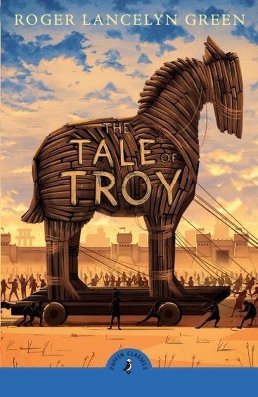 okładka The tale of Troy wer. angielska książka | Roger Green