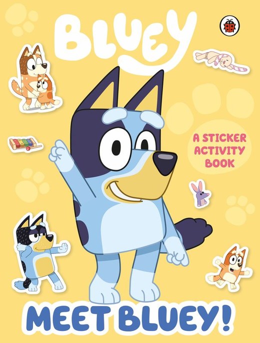okładka Bluey. Meet Bluey! Sticker Activity Book wer. angielska książka