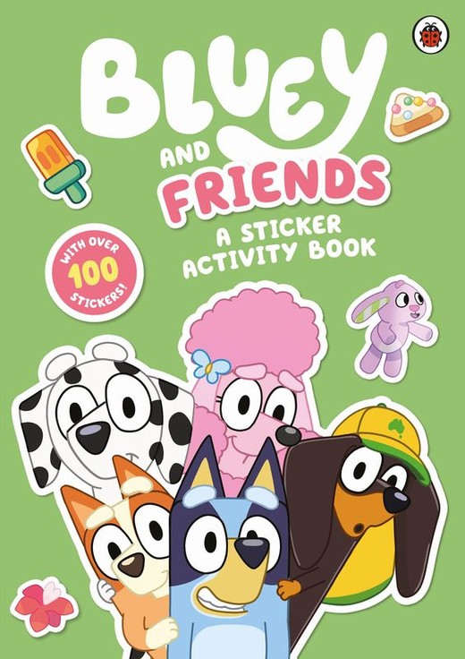 okładka Bluey. Bluey and Friends. A Sticker Activity Book wer. angielska książka