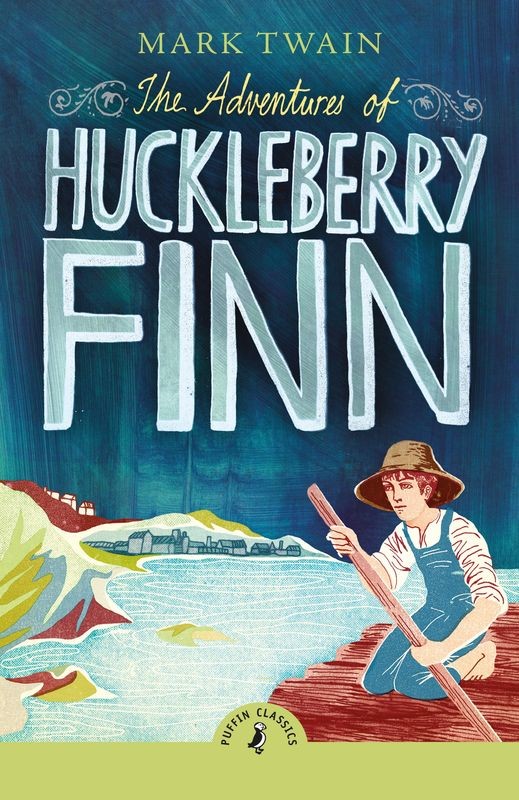 okładka The Adventures of Huckleberry Finn wer. angielska książka