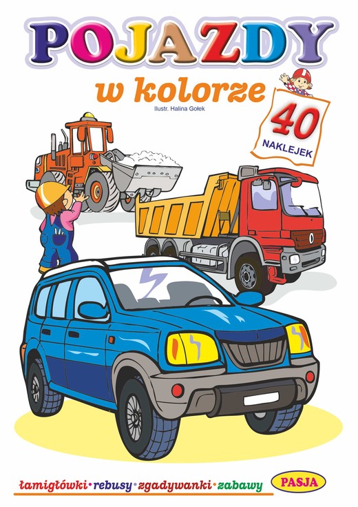 okładka Pojazdy w kolorze książka