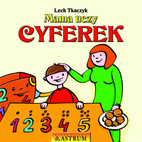 okładka Mama uczy cyferek książka
