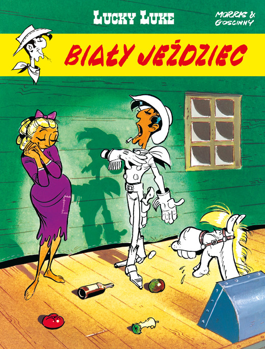 okładka Biały jeździec. Lucky Luke książka