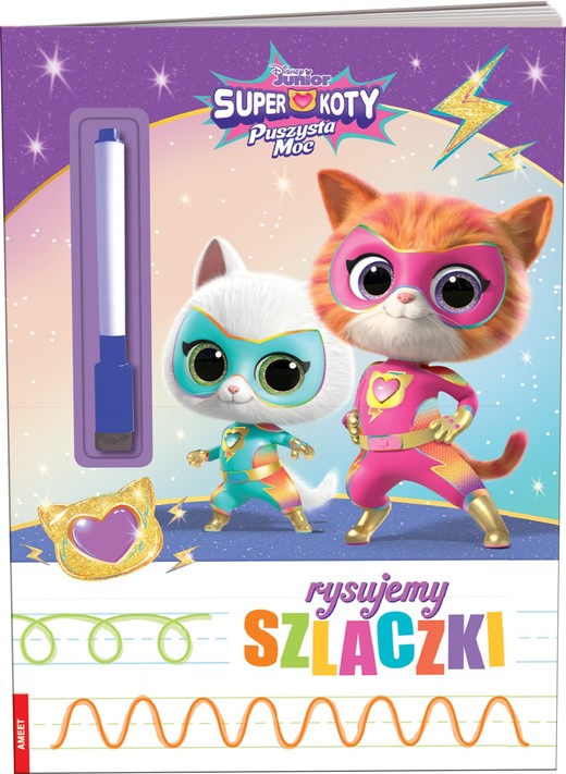 okładka Superkoty Rysujemy Szlaczki KSS-9114 książka