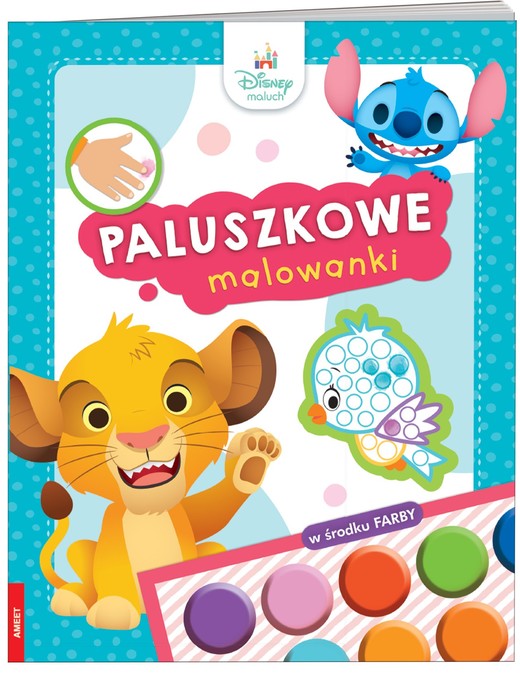 okładka Disney Maluch Paluszkowe malowanki PAL-9201 książka