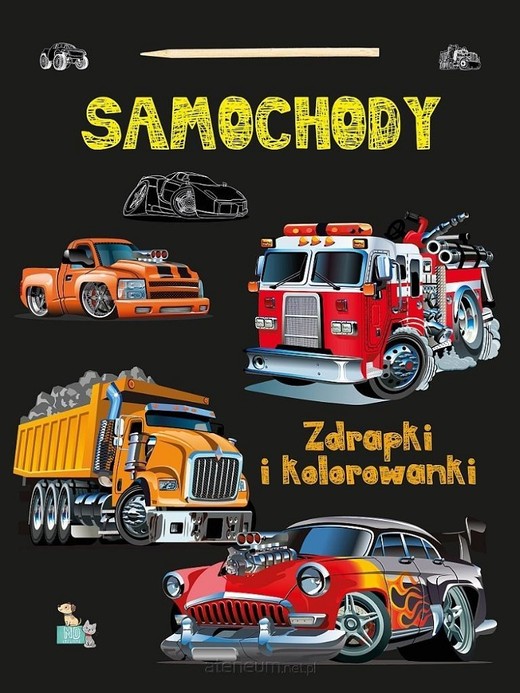 okładka Samochody. Zdrapki i kolorowanki książka