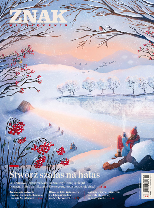 okładka Miesięcznik ZNAK 835 (12/2024) - Stwórz szałas na hałas książka | Autor zbiorowy