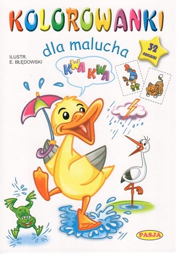 okładka Kwa kwa kolorowanki dla malucha książka | Ernest Błędowski