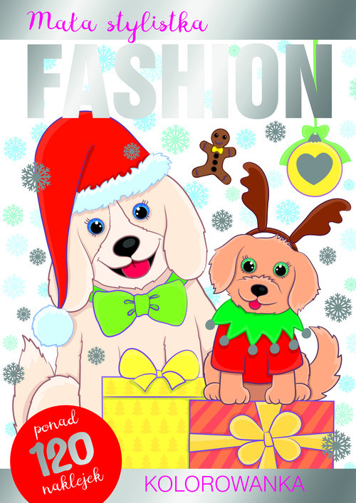 okładka Mała stylistka Fashion. Kolorowanka. Pieski książka