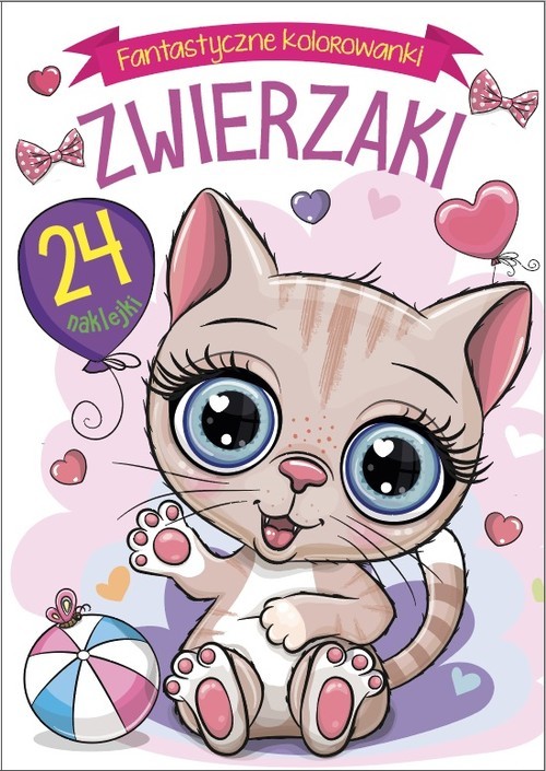 okładka Fantastyczne kolorowanki. Zwierzaki książka