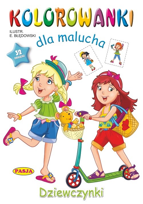 okładka Dziewczynki. Kolorowanki dla malucha książka | Ernest Błędowski