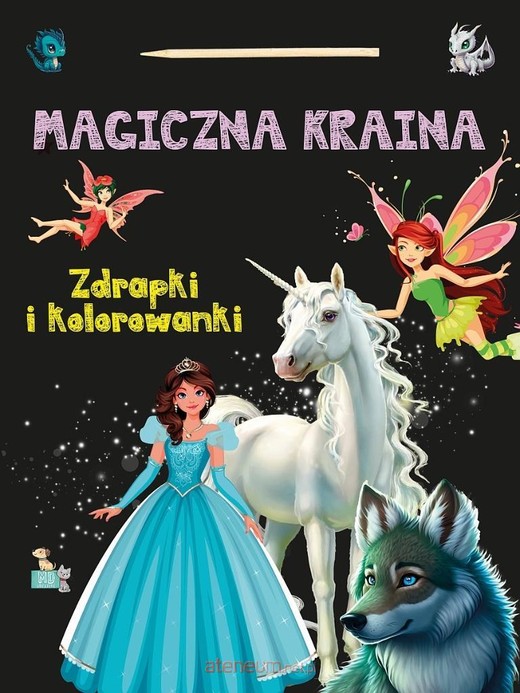 okładka Magiczna kraina Zdrapki i kolorowanki książka