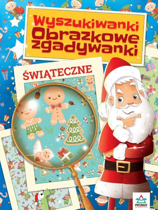 okładka Wyszukiwanki. Obrazkowe zgadywanki. Świąteczne książka