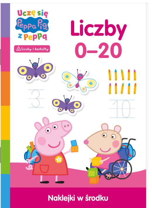 okładka Liczby. Uczę się z Peppą. Świnka Peppa książka