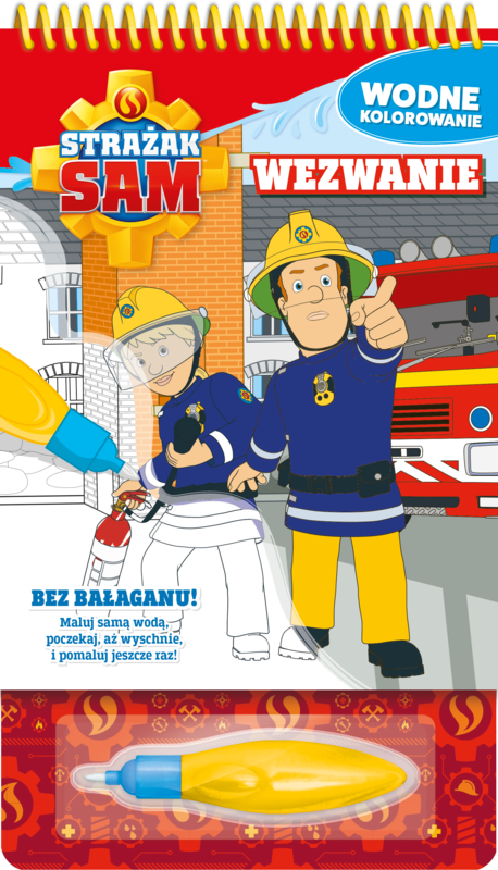 okładka Pilne wezwanie. Strażak Sam. Wodne kolorowanie książka