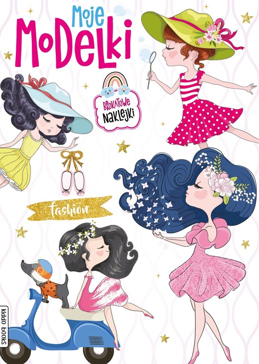 okładka Moje modelki z brokatem książka