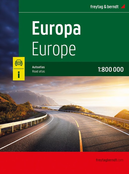 okładka Europa Atlas samochodowy 1:800 000 książka