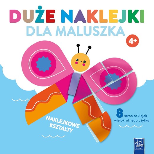 okładka Duże naklejki dla maluszka. Motylek 4+ książka