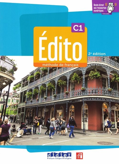 okładka Edito C1 podręcznik + ćwiczenia + zawartość online wyd.2024 książka