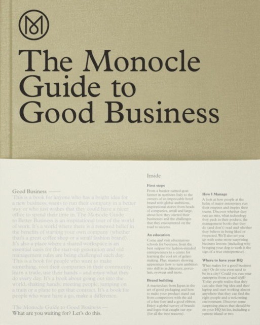 okładka The Monocle Guide to Good Business wer. angielska książka