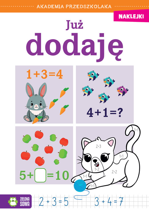 okładka Już dodaję. Akademia przedszkolaka książka