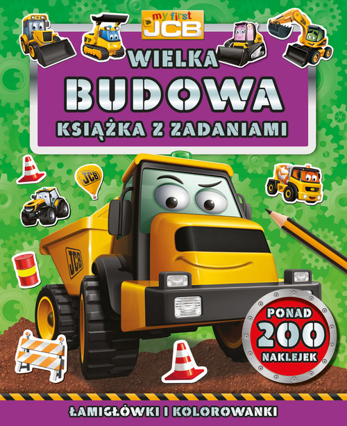 okładka My first JCB Wielka budowa. Książka z zadaniami książka