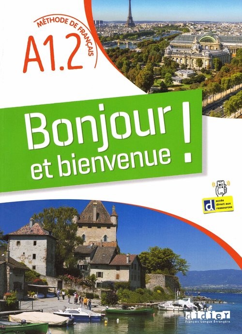 okładka Bonjour et bienvenue! podręcznik + zawartość online A1.2 książka