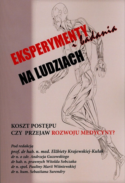 okładka Eksperymenty i badania na ludziach ebook | pdf | Autor zbiorowy