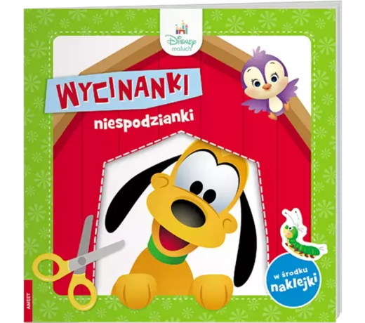 okładka Disney Maluch Wycinanki niespodzianki WYC-9202 książka