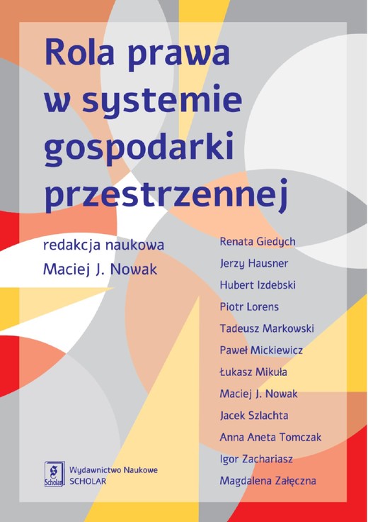 okładka Rola prawa w systemie gospodarki przestrzennej ebook | pdf | Maciej Nowak