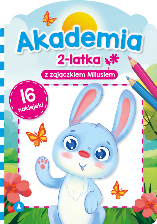 okładka Akademia 2-latka z zajączkiem Milusiem książka