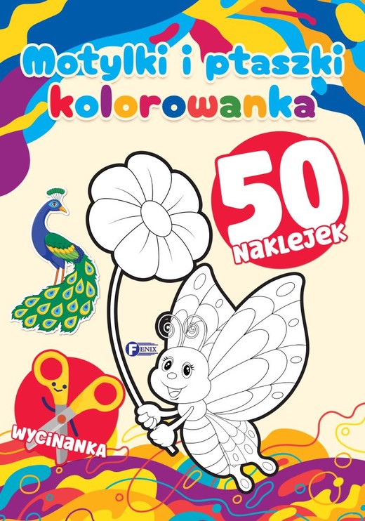 okładka Motylki i ptaszki. Kolorowanka książka