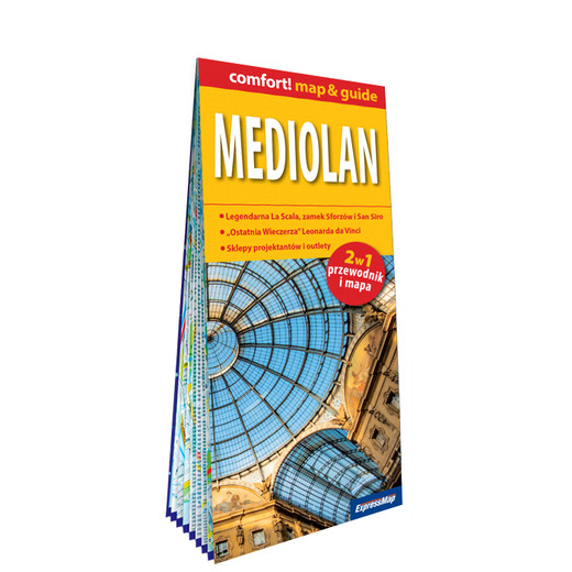 okładka Mediolan map&guide PL laminat 2024 książka