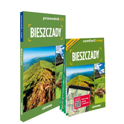 okładka Bieszczady zestaw przewodnikowy 2w1 light 2024 książka