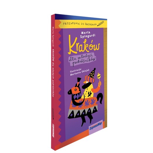 okładka Kraków dla młodych podróżników przewodnik do bazgrania 2024 książka