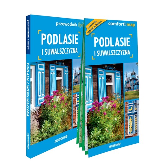 okładka Podlasie i Suwalszczyzna zestaw przewodnikowy 2w1 light 2023 książka