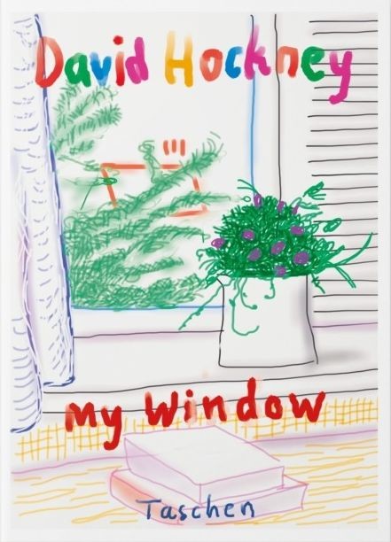 okładka David Hockney. My Window wer. angielska książka
